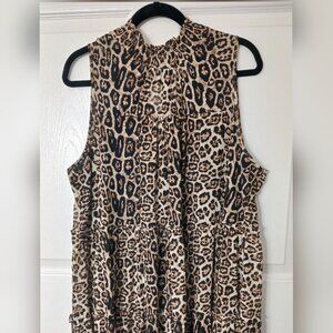 Vestido animal print 2x